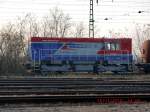 Normalerweise glnzen die Lokomotiven der Baureihe 740 nicht gerade durch ihr reprsentatives ueres. Dieses Exemplar des Unternehmens Lokorail hingegen wurde in einen tadellosen Zustand versetzt; aufgenommen am 15.11.2010 im slowakisch-ungarischen Grenzbahnhof Rajka (dt. Ragendorf).