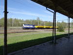 740 721-6 zu sehen mit einem Sandzug am 17.04.14 in Kynšperk nad Ohří.