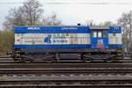 Hippototamus Bohemiensis: CHT 740 721 steht am verregneten 7 April 2017 in Decin-Vychod.