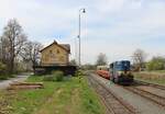 740 692-9 war am 01.05.23 mit dem Rakovnický rychlík am Endpunkt in Kralovice u Rakovníka zu sehen.