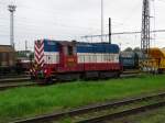 740 678-8 bei Rangierarbeiten in Cheb, am 14.06.10.