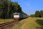 IC POSEJDON von Stettin nach Bialystok nahe Gizycko mit CD 754 046, Aufgenommen am morgen des 28.06.2017