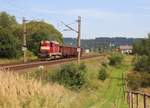 742 194-4 mit der Übergabe von Sokolov zu sehen am 30.08.17 in Chotikov.