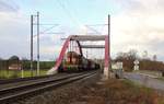 742 305-6 zu sehen am 27.10.17 mit der Übergabe von Sokolov nach Cheb bei Tršnice.