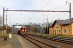 742 116-7 mit der Übergabe Sokolov-Cheb am 09.04.18.