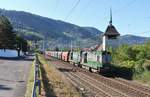 742 205-8 und 742 515-0 zu sehen mit einem Kohlenzug am 21.09.19 in Vanov.