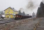 742 404-7 mit Mn 55434 zu sehen am 01.04.22 in Teplá.