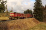 Pn 52561 von Karlsbad nach Tepla als Übergabe zu Holzbeladung in Tepla.