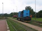 742 148-0 auf Bahnhof Star Paka am 13-7-2007.