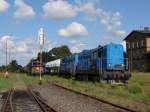 742 192-8 und 742 173-8 in Zawidow am 23.08.2009