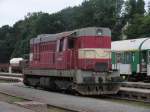 742 537-4 auf Bahnhof Trutnov Hlavn Ndra am 1-8-2011.