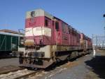 742 200-9 steht am 17.03.12 im Bahnhof Cheb.