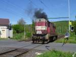 742 421 beim umsetzen am 15.05.13 in Kynperk nad Ohr.