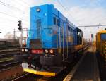 ČD Cargo 742 133-2 (Baujahre 1979) in Bhf. Lysa nad Labem am 23.11.2013.