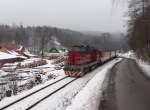 T 466 2201 ist am 01.02.14 in Suchá zusehen