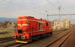 742 260-3 (IDS) steht am 27.02.16 in Teplice.