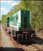 Retrolok 744.5 - T475 1501 (Der einzige Prototyp 1970) am 15.5.2022 in Bahnhof Nové Strašecí