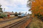 750 707 mit dem Sp 1876 zu sehen am 17.10.19 in Unhošť.