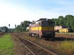 Taucherbrille 750 338-6 auf Bahnhof Liberec am 11-7-2007