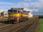 Taucherbrille 750 338-6 auf Bahnhof Liberec am 11-7-2007.