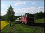 750 285-9 mit R 856 von Trutnov nach Praha in Rtyne v Podkrkonosi  am 03.05.2009