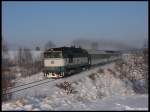 R 1162 nach Usti nad Labem mit 750 118-2 am 06.01.2009