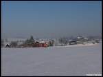 R 1160 nach Usti nad Labem mit 750 258-6 bei Velky Valtinov am 06.01.2009