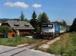 Die 750 705 mit einem Os nach Nov dol am 07.09.2013 unterwegs bei Nov Pec.