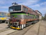 KDS 750 096-0 am 22.4.2015 in Kladno Lok-Werkstatt KDS.