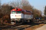 CSD T478 1001 am 17.November 2018 im Bahnhof Lednice.