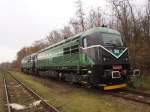 SD 753 601-4 auf der Bhf. Hostivice am 8.11.2013. (Privategesellschaft-Severočesk doly) Die BR 753.6 ist eine durch CZ LOKO Rekonstruierte/Modernisierte BR 750.