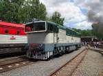 T 478 3001 - BR753  Brejlovec  (Baujahre 1973) im Eisenbahnmuseum Lun u Rakovnka am 22. 6. 2013.