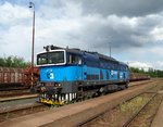 CD Cargo 753 753-3 in Hbf. Neratovice am 16.5.2016.