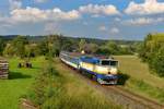 754 019 mit Os 7414 am 05.09.2014 bei Blizejov.