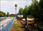 CD 754 027-1 in Bahnhof Bayerisch Eisenstein/Zelezna Ruda Alzbetin 16.