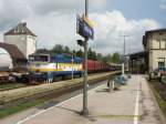 Bahnhof Furth im Wald in der Sonne des 23.04.2009.