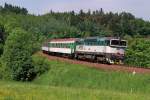 754 081 mit Os 3121 bei Kuncice (22.05.2011)