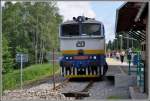 Das Streckenende in Novè Udoli an der Bayerischen Grenze ist erreicht.