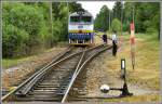 Nové Udoli Endstation im Böhmerwald.