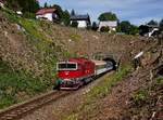 Die 754 066 mit einem Rx nach Praha am 11.06.2017 unterwegs bei Böhmisch Eisenstein.