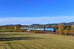 754 006 mit Os 7545 am 30.10.2018 bei Petrovice nad Uhlavou.