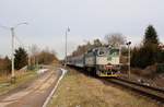 754 039-6 mit Os 7416 zu sehen am 31.01.19 in Vejprnice.