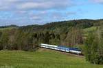 754.060 mit den Os 6358 Liberec - Frýdlant v Čechách unterwegs bei Mníšek, 18.05.2019