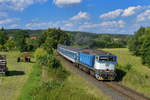 754 058 mit Os 7414 am 18.08.2016 bei Blizejov.