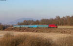 T478 4066 mit dem R 776 (Praha h.ln. - Bayerisch Eisenstein) Nyrsko 8.2.23