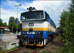 CD 754 027-1 in Bahnhof Bayerisch Eisenstein/Zelezna Ruda Alzbetin 16.