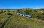 754 021 mit Os 7418 am 04.09.2023 bei Nahosice.