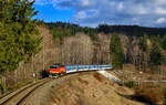 754 074 mit R 775 am 04.03.2024 bei Spicak.