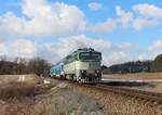 754 076-8 als Os 9057 zu sehen am 15.02.25 in Pecerady.