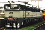 754 047-9 auf Bahnhof Praha-Masarykovo am 8-5-1995.